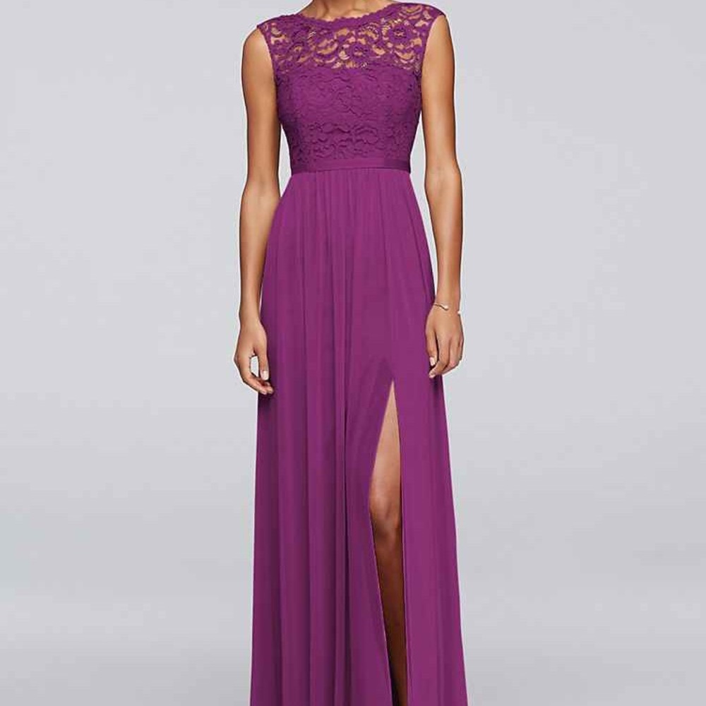 David’s Bridal bridesmaids dress # F19328 NEW